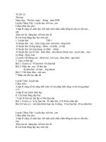 GIÁO ÁN LỚP 1- TUẦN 15(CHIỀU - OANH)