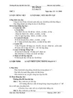 GIÁO ÁN LỚP 1- TUẦN 13(CHIỀU - OANH)