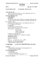 GIÁO ÁN LỚP 1- TUẦN 16(CHIỀU - OANH)