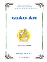 CÁC MẪU BÌA GIÁO ÁN ĐẸP( TỐ HOA)