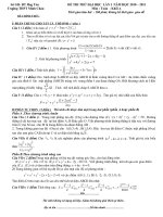 DE +DAP AN THI THU DH KHOI A 2011