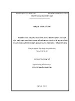 NGHIÊN CỨU TRẠNG THÁI ỨNG SUẤT BIẾN DẠNG CỦA ĐẬP VẬT LIỆU ĐỊA PHƯƠNG THEO MÔ HÌNH PHI TUYẾN. ÁP DỤNG TÍNH TOÁN CHO ĐẬP THỦY ĐIỆN KHAO MANG THƯỢNG - TỈNH YÊN BÁI