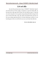 BÁO CÁO THỰC TẬP TẠI công ty TNHHMTV Nhiệt điện Uông Bí