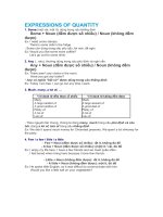 EXPRESSIONS OF QUANTITY