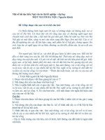 Một số bài đọc hiểu ngữ văn ôn thi tốt nghiệp