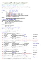 Phrasal verbs (Cụm động từ)