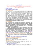 CHUYÊN ĐỀ  RÈN KỸ NĂNG Ở KIỂU BÀI THỰC HÀNH TRONG CHƯƠNG TRÌNH ĐỊA LÝ  LỚP 8