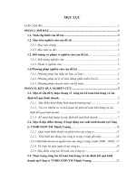 luận văn kế toán  Tổ chức công tác kế toán bán hàng và xác định kết quả kinh doanh tại công ty TNHH sản xuất, dịch vụ, thương mại Thịnh Vượng