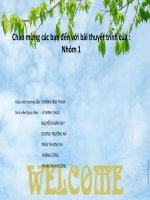 bài thuyêt trinh trầm tích và đá biến chất