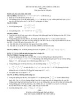 Đề+ĐA môn toán thi Thử ĐH lần 2