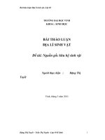 chương 9: khu hệ sinh vật