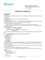 bồi dưỡng học sinh giỏi lớp 12 _Wriiting_