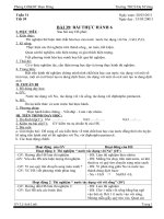 Tuần 31 - Tiết 59. Thực hành nước