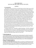 MỘT SỐ BIỆN PHÁP GIẢNG DẠY PHÙ HỢP VỚI HỌC SINH YẾU TOÁN LỚP 8