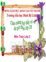 Toán 2:So sánh các số có ba chữ số(T29)