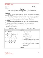 Ôn tập toán 7 cả năm