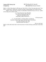 Đề thi HK II và đáp án môn Văn 10 - Đề số 2