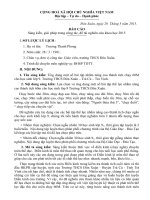 sáng kiến: Ứng dụng một số bài tập nhằm nâng cao thành tích chạy 60M cho học sinh lớp 9. Trường THCS Đôn Xuân – Trà Cú – Trà Vinh.