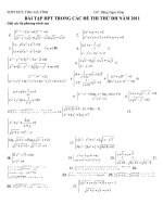 mot so bt hpt trong cac de thi thu DH 2011