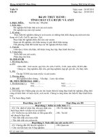 Tuần 31 - Tiết 59. Thực hành rượu và axit