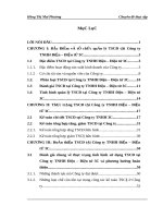 luận văn kế toán  Hoàn thành tổ chức hạch toán Tài sản cố định tại Công ty TNHH Điện - Điện tửs 3C