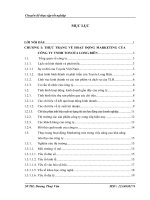 luận văn quản trị marketing THỰC TRẠNG VỀ HOẠT ĐỘNG MARKETING CỦA CÔNG TY TNHH TOYOTA LONG BIÊN