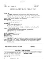 Giáo án Mĩ thuật 6 chuẩn KTKN_Bộ 12