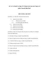 Lý thuyết và thực tế về Quản trị tài sản của Công ty cổ phần Vinacafé Biên Hòa