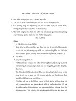 NỘI DUNG ôn tập môn LAO ĐỘNG NHÀ báo