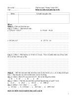 đề kiểm tra giữa kì 2 lớp 5