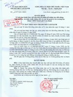 QĐ ban hành quy chế tạm thời bổ nhiệm,điều động,luân chuyển,từ chức,miễn nhiệm đ/v CB quản lý