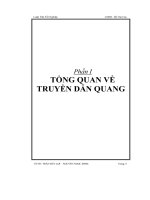 Luận văn tổng quan về truyền dẫn quang