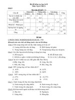 Bo de thi hoc ki II vat li THCS