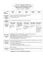 chủ điểm: TRƯỜNG MẦM NON