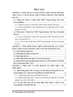 BÁO CÁO THỰC TẬP TỔNG HỢP Tìm hiểu về Ngân hàng Thương mại Cổ phần Ngoại thương Việt Nam và Chi nhánh Hà Tây.