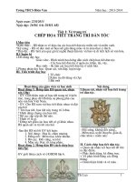 Giáo án Mĩ thuật 6 chuẩn KTKN_Bộ 4