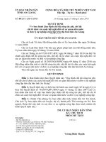 Quyết định 08/2011/UBND tỉnh An Giang Quy định chế độ công tác phí, chế độ chi