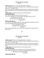 Đề thi HK II và đáp án môn Văn 10 - Đề số 1