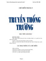 Giáo án Hoạt động Giáo dục ngoài giờ lên lớp _Lớp 9