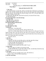 Giáo án Hoạt động Giáo dục ngoài giờ lên lớp_Lớp 9_Bộ 5