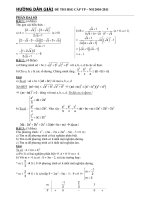 HƯỚNG DẪN GIẢI ĐỀ THI TOÁN 9 (ĐS)_ HSGTP 2011