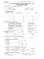 KIEM TRA CUOI NAM TOAN 10-11