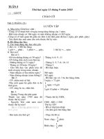 giáo án tuần 5 lớp 4c