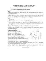 Đề thi thử vào PTTH môn lý 9
