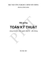 BG toán kĩ thuật nâng cao