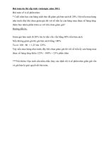 Bài toán ôn thi cấp tỉnh tỉ số phần trăm violympic năm 2011