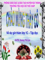 TAP DOC LOP 1: LUY TRE