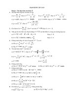 Đạo hàm cấp cao