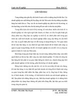 luận văn kế toán  Phương pháp kế toán bán hàng và xác định kết quả kinh doanh trong công ty TNHH Thái Hoàng