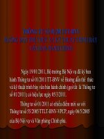 trien khai thong tu 01 Bo Noi vu